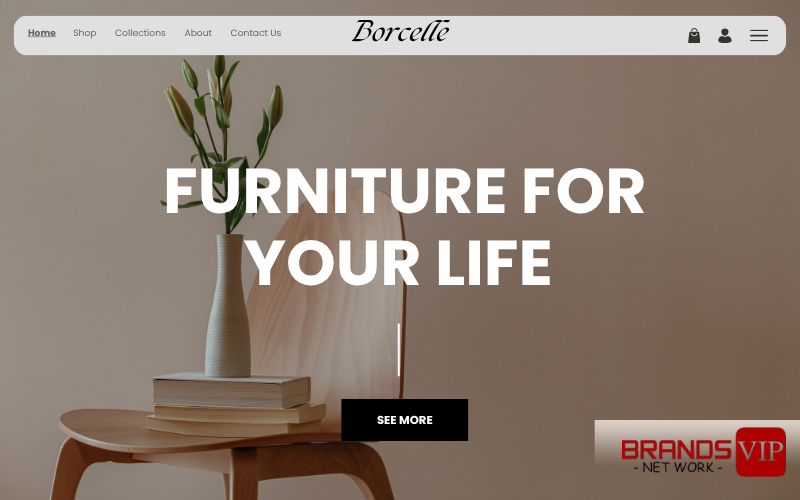 Mẫu giao diện website nội thất