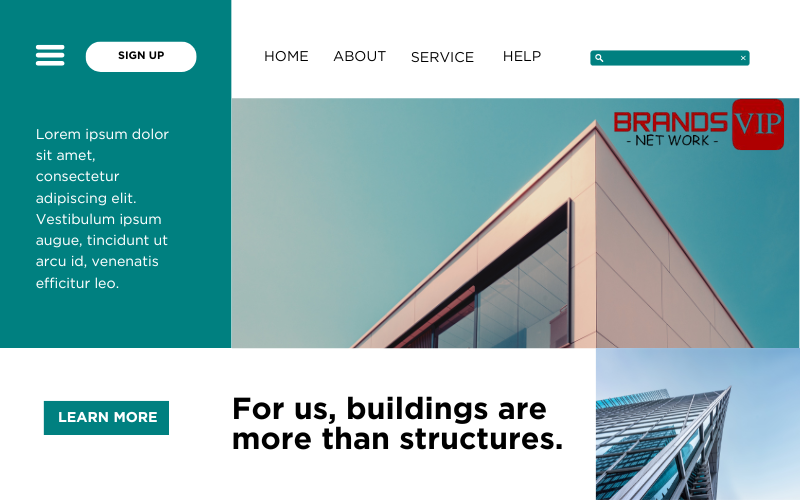 Mẫu 2 thiết kế website kiến trúc