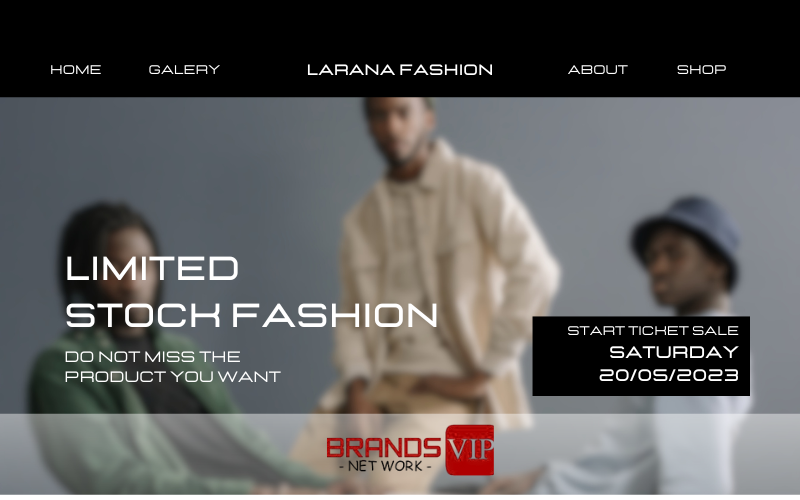 Mẫu 1 giao diện thiết kế website thời trang